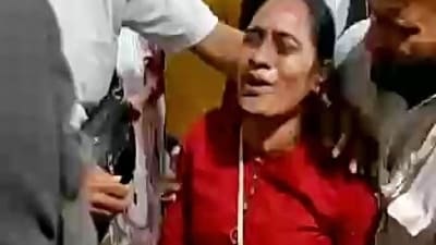 New Delhi, Apr 21 (ANI): A woman sustained injuries during a firing incident at Saket Court, in New Delhi on Friday. (ANI Photo) (ANI)