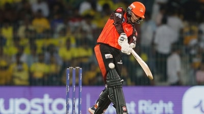 Initially, SRH posted 134/7 in 20 overs, with Abhishek Sharma slamming 34 runs off 26 balls. (IPL Twitter)