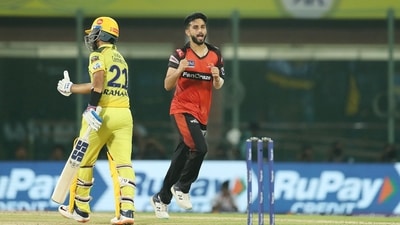 For SRH's bowling department, Mayank Markande took two wickets. (IPL Twitter)