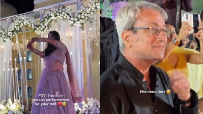 Bride dances to Dilbaro. (Instagram/@ShaadiBTS) Bride dances to Dilbaro. (Instagram/@ShaadiBTS)