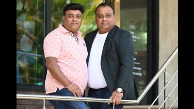Brothers Munish Soni (right) and Amit Soni, both former cricketers, are in Chandigarh to trace talented cricketers and coaches for their Premium Aussies team ahead of the second American Premiere T20 League in December. (Keshav Singh/HT) Brothers Munish Soni (right) and Amit Soni, both former cricketers, are in Chandigarh to trace talented cricketers and coaches for their Premium Aussies team ahead of the second American Premiere T20 League in December. (Keshav Singh/HT)