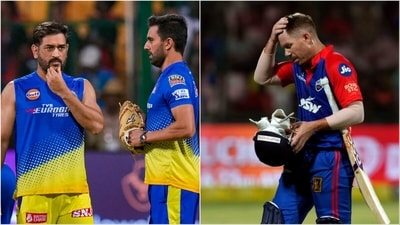 MS Dhoni (L) with Deepak Chahar; David Warner (IPL) MS Dhoni (L) with Deepak Chahar; David Warner (IPL)