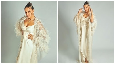 Neha Dhupia enjoys a huge fan following who are not just head-over-heels for her bold personality but also her incredible fashion sense. She never fails to impress fashion gurus with her sartorial picks. Her latest Instagram pictures in a satin dress and feathered cape are here to back our claim. (Instagram/@nehadhupia) Neha Dhupia enjoys a huge fan following who are not just head-over-heels for her bold personality but also her incredible fashion sense. She never fails to impress fashion gurus with her sartorial picks. Her latest Instagram pictures in a satin dress and feathered cape are here to back our claim. (Instagram/@nehadhupia)