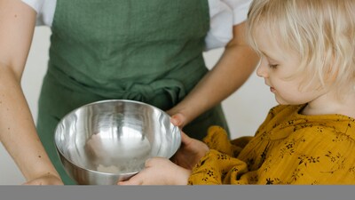 Cook Or Bake Together: Involving your child in meal preparation is an excellent way to teach them about math, science, and nutrition. Encourage your child to select a recipe and assist in preparing it, this will also teach them life skills. (Pexels)