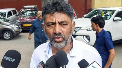 Shivakumar, a CM aspirant will fight from Kanakapura against Revenue Minister R Ashoka, a BJP candidate. (PTI) Shivakumar, a CM aspirant will fight from Kanakapura against Revenue Minister R Ashoka, a BJP candidate. (PTI)