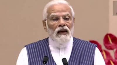 PM Modi addressing at an event marking Civil Services Day in Delhi. (ANI) PM Modi addressing at an event marking Civil Services Day in Delhi. (ANI)