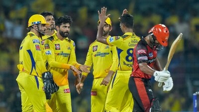 For CSK's bowling department, Ravindra Jadeja took three wickets. (PTI)