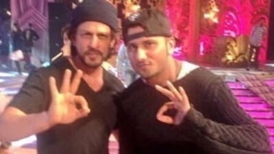 Shah Rukh Khan and Honey Singh.