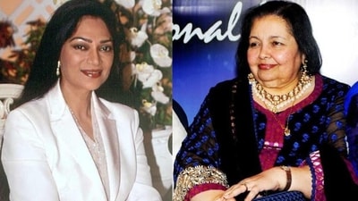 Simi Garewal called her late cousin Pamela Chopra the bedrock of the Chopra family. Simi Garewal called her late cousin Pamela Chopra the bedrock of the Chopra family.