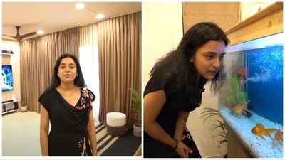 Sumbul Touqeer shows her new home in a video. (All pics: Sumbul Touqeer/ YouTube) Sumbul Touqeer shows her new home in a video. (All pics: Sumbul Touqeer/ YouTube)