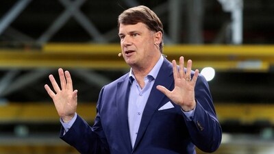 Ford CEO Jim Farley. (File/ Reuters)