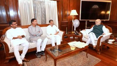 The meeting lasted for about 45 minutes. (ANI) The meeting lasted for about 45 minutes. (ANI)