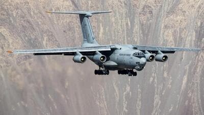 The squadron inducted IL-76 aircraft in June 1985. The squadron inducted IL-76 aircraft in June 1985.