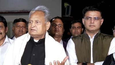 Rajasthan chief minister Ashok Gehlot and Congress leader Sachin Pilot.