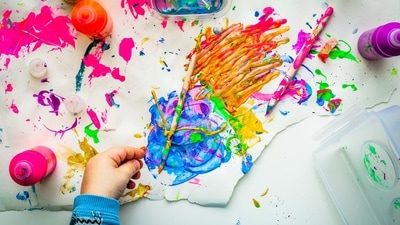 Create Art Together: Art projects are a great way to get your child's creative juices flowing. Gather some supplies and create art together, whether it's painting, drawing, or building something out of clay. This activity also encourages your child to use their imagination and creativity.&nbsp; (Unsplash)