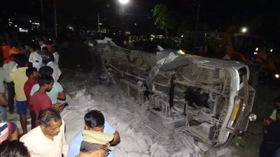 The accident took place on Friday night.