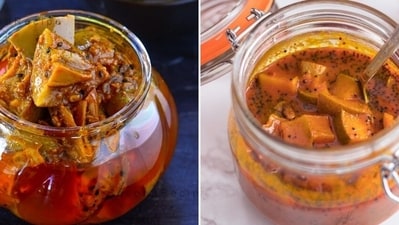 By making Aam ka Achaar, you can make sure to enjoy mango long after the summer is over, with your hot parathas, even in winters. (Pinterest) By making Aam ka Achaar, you can make sure to enjoy mango long after the summer is over, with your hot parathas, even in winters. (Pinterest)