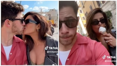 Priyanka Chopra and Nick Jonas are upto some touristy things in Rome.