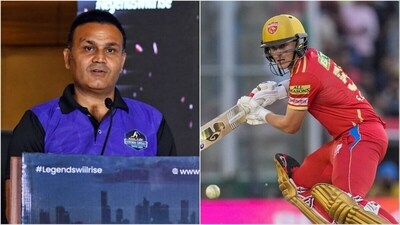 Virender Sehwag; Sam Curran (File/PTI) Virender Sehwag; Sam Curran (File/PTI)