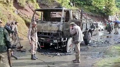 The terror attack killed 5 jawans in Poonch district of Jammu and Kashmir. (ANI) The terror attack killed 5 jawans in Poonch district of Jammu and Kashmir. (ANI)
