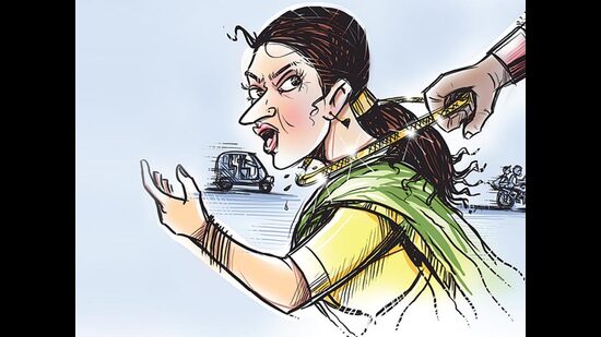 An FIR under sections 379-B and 34 of the IPC has been lodged against unidentified accused. (HT File Photo)