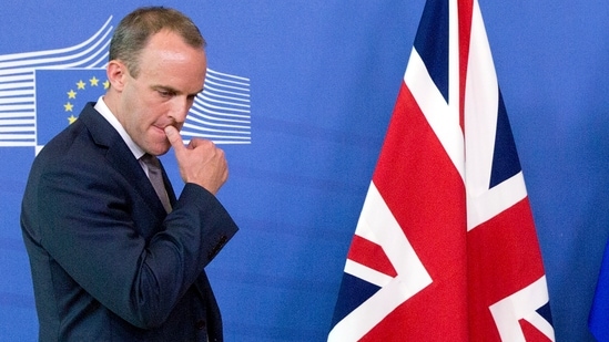 British Deputy Prime Minister Dominic Raab. (AP)