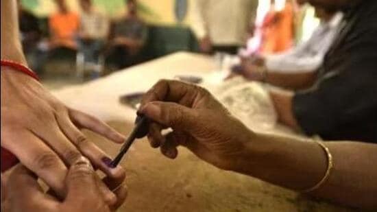 Elections to the village council of the autonomous district council were held on April 18. (HT file image)