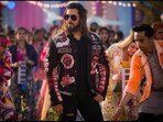 Salman Khan in a still from Kisi Ka Bhai Kisi Ki Jaan. Salman Khan in a still from Kisi Ka Bhai Kisi Ki Jaan.