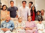 Salman Khan spent Eid with his family and then wished fans waiting outside his Mumbai home. Salman Khan spent Eid with his family and then wished fans waiting outside his Mumbai home.
