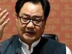 Union law minister Kiren Rijiju (File Photo) Union law minister Kiren Rijiju (File Photo)