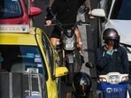 Thailand Heat Wave: Motorbike riders wait at the traffic light as temperatures hit a record 45.4 degrees Celsius (113.7 Fahrenheit) in Bangkok, Thailand. (Reuters) Thailand Heat Wave: Motorbike riders wait at the traffic light as temperatures hit a record 45.4 degrees Celsius (113.7 Fahrenheit) in Bangkok, Thailand. (Reuters)