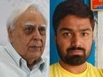 Senior advocate Kapil Sibal and YouTube Manish Kashyap