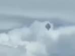 Still from the viral video in which the object that resembles a UFO is seen.