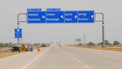 ‘Drivers’ snoozing main cause of mishaps on UP’s Yamuna E-way’ (HT file)