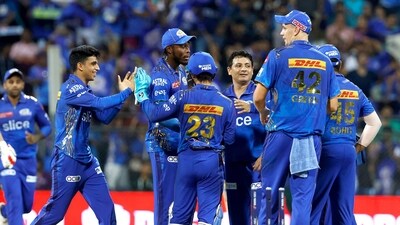 For MI's bowling department, Piyush Chawla and Cameron Green bagged two-wicket hauls respectively. (IPL Twitter) For MI's bowling department, Piyush Chawla and Cameron Green bagged two-wicket hauls respectively. (IPL Twitter)