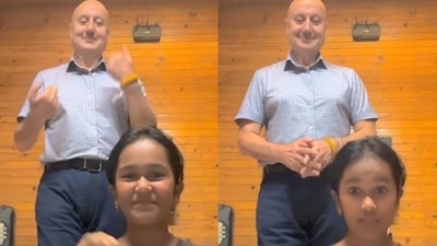 Anupam Kher was part of a video also featuring Vanshika, late Satish Kaushik's daughter. Anupam Kher was part of a video also featuring Vanshika, late Satish Kaushik's daughter.