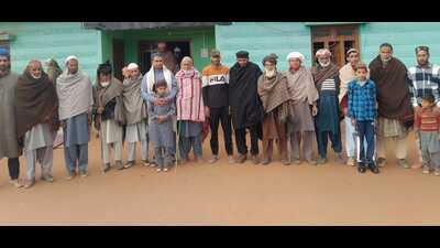 Eid was a low-key affair at Sangiote village in Poonch as a mark of respect to the five soldiers who were killed in the Poonch terror attack. (HT Photo) Eid was a low-key affair at Sangiote village in Poonch as a mark of respect to the five soldiers who were killed in the Poonch terror attack. (HT Photo)