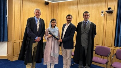 Malala Yousafzai: Malala Yousafzai gets honourary fellowship. Malala Yousafzai: Malala Yousafzai gets honourary fellowship.