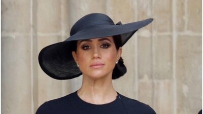 Meghan Markle at the funeral of Queen Elizabeth II. Meghan Markle at the funeral of Queen Elizabeth II.