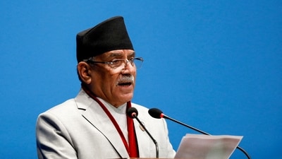 Nepal's Prime Minister Pushpa Kamal Dahal. (REUTERS)