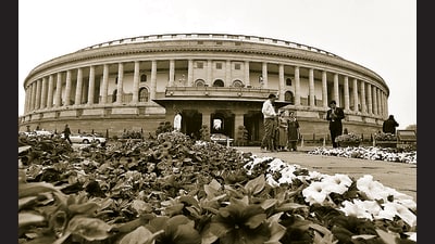 One of the most important debates in any Parliament should be the budget discussion. This year, Parliament has been so unruly that the budget was passed without discussion and once again, the session of Parliament was cut short, now a common practice. (Sonu Mehta/HT PHOTO)