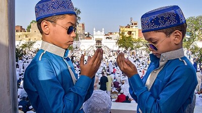 Since the observance of the moon is essential for ending Ramzan month and celebrating Eid, it is celebrated in different parts on different days usually with a one-day difference. (PTI) Since the observance of the moon is essential for ending Ramzan month and celebrating Eid, it is celebrated in different parts on different days usually with a one-day difference. (PTI)