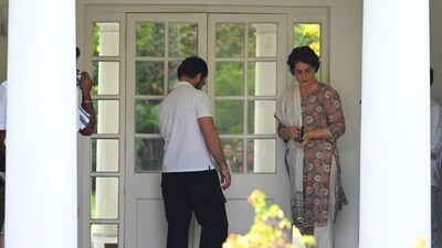 Rahul Gandhi left his official bungalow on Saturday.