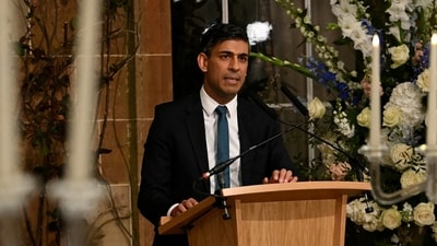 British Prime Minister Rishi Sunak (REUTERS)