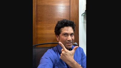 Sachin Tendulkar shared this photo while reacting to a fan's Twitter blue tick related comment. (Twitter/@sachin_rt)
