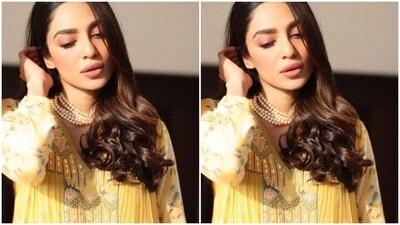 Sobhita further accessorised her look for the day in a statement white pearl necklace and posed for the sun kissed pictures. Styled by fashion stylist Eka Lakhani, Sobhita wore her tresses open in wavy curls with a middle part. (Instagram/@sobhitad) Sobhita further accessorised her look for the day in a statement white pearl necklace and posed for the sun kissed pictures. Styled by fashion stylist Eka Lakhani, Sobhita wore her tresses open in wavy curls with a middle part. (Instagram/@sobhitad)