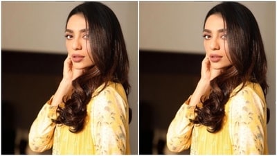 Assisted by makeup artist Pinky Lohar, Sobhita decked up in nude eyeshadow, black eyeliner, mascara-laden eyelashes, contoured cheeks and a shade of nude lipstick. (Instagram/@sobhitad) Assisted by makeup artist Pinky Lohar, Sobhita decked up in nude eyeshadow, black eyeliner, mascara-laden eyelashes, contoured cheeks and a shade of nude lipstick. (Instagram/@sobhitad)
