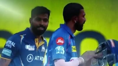 Hardik Pandya sledges brother Krunal during LSG vs GT Hardik Pandya sledges brother Krunal during LSG vs GT