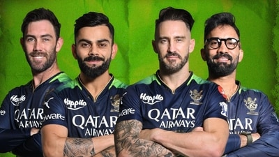 RCB players donning the green jersey (RCB) RCB players donning the green jersey (RCB)