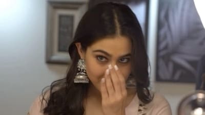 Sara Ali Khan wished her fans on Eid with a video. Taking to Instagram on Saturday, Sara posted a clip in which she greeted fans. In the video, she wore pink and silver ethnic wear. Sara captioned the post, "Eid-ul-Fitr Mubarak." Sara Ali Khan wished her fans on Eid with a video. Taking to Instagram on Saturday, Sara posted a clip in which she greeted fans. In the video, she wore pink and silver ethnic wear. Sara captioned the post, "Eid-ul-Fitr Mubarak."